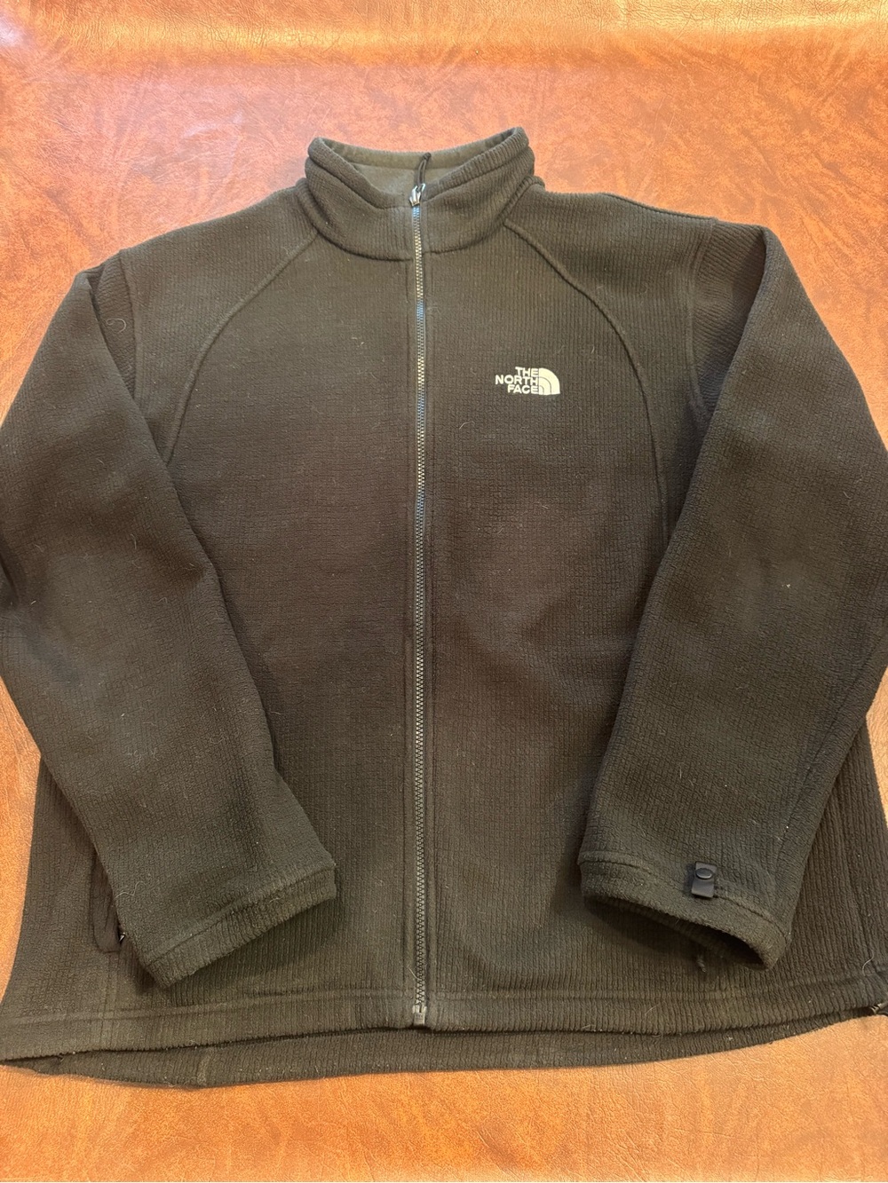 The North Face Men's Black Full-Zip Fleece Jacket size XL